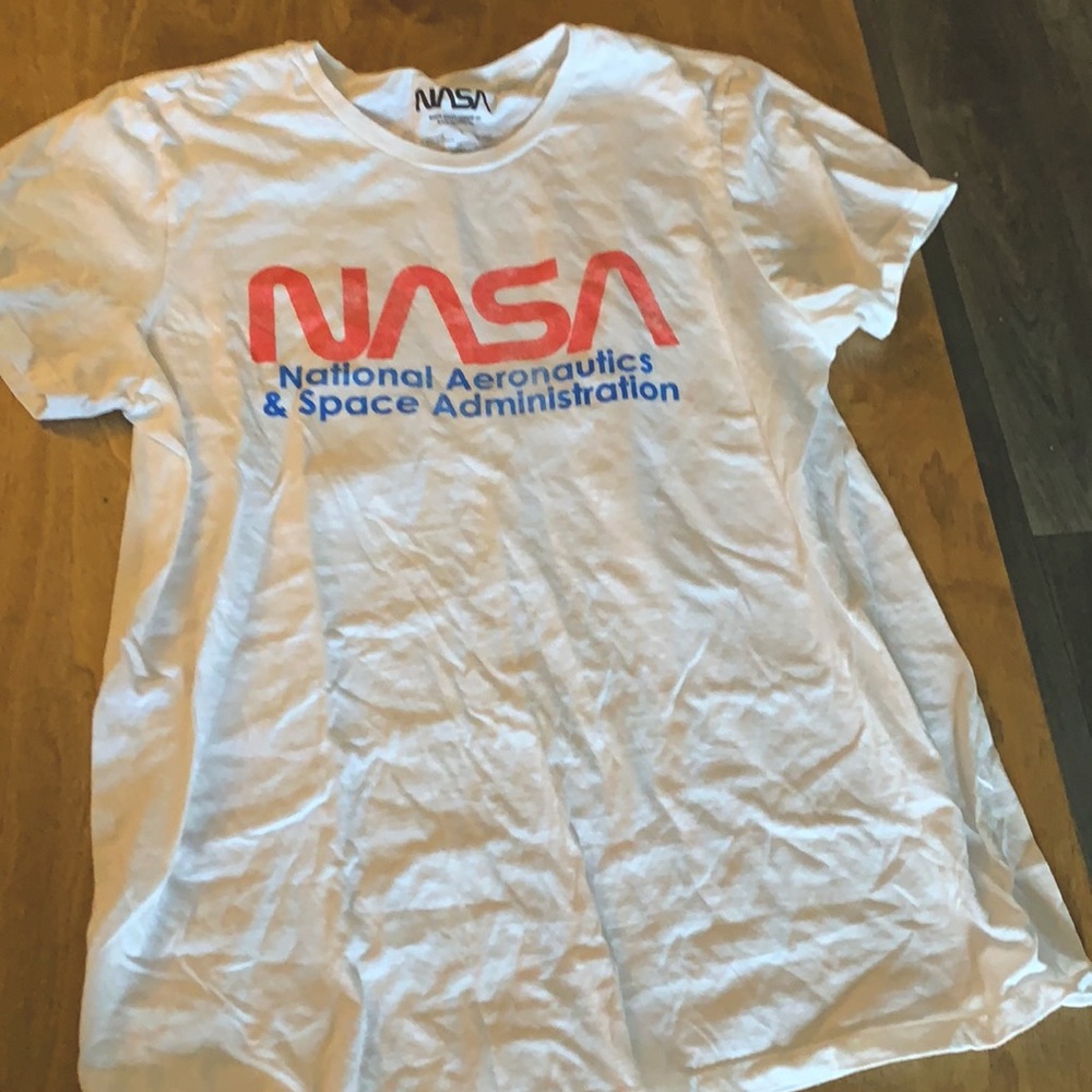 Tee shirt white NASA